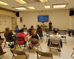 Dog training class at Humane Society of Utah